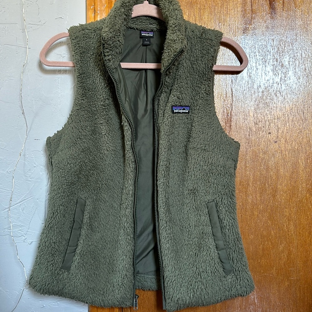 Green Patagonia Soft Vest